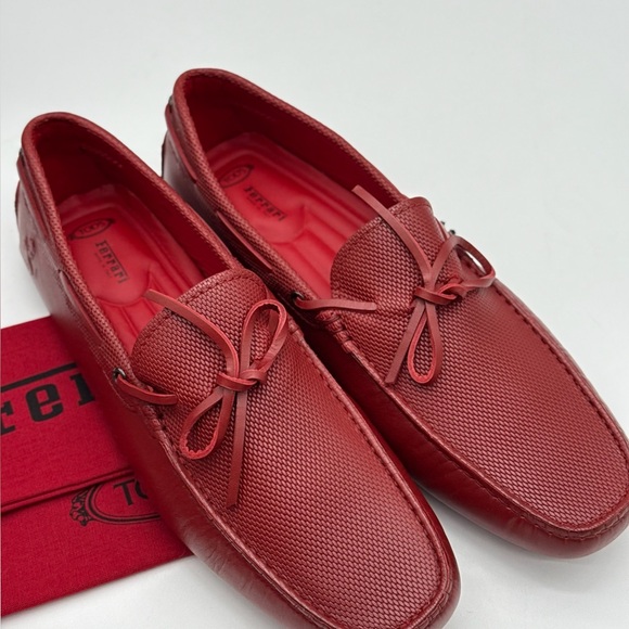 TODS FERRARI GOMMINO MENS LEATHER SHOES NEW main image 6